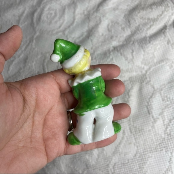 vintage 1940’s porcelain singing elf pixie - Picture 3 of 5
